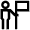 Account User Flag Icon from Atlas Line Set
