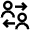 Accounts Arrows Transfer Icon from Atlas Line Set