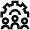 Cogwheel Group People Icon from Atlas Line Set