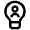 Lightbulb Idea Person Icon from Atlas Line Set