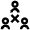Xmark Group People Accounts Icon from Atlas Line Set