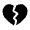 Heart Broken Icon from Solar Bold Set