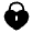 Heart Lock Icon from Solar Bold Set