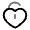 Heart Unlock Icon from Solar Line Duotone Set