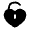 Heart Unlock Icon from Solar Bold Set