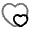 Hearts Icon from Solar Line Duotone Set