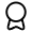 Medal Ribbon Icon from Solar Linear Set