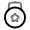 Medal Star Circle Icon from Solar Line Duotone Set