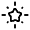 Star Shine Icon from Solar Linear Set