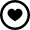 Favorite Heart Circle Icon from Nova Solid Set