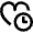 Favorite Heart Clock Schedule Icon from Nova Line Set