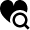 Favorite Heart Search Icon from Nova Solid Set