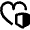 Favorite Heart Security Shield Icon from Nova Line Set