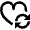 Favorite Heart Sync Refresh Icon from Nova Line Set