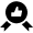Thumbup Badge Icon from Nova Solid Set