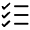 Checklist Icon from Solar Linear Set