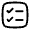 Checklist Minimalistic Icon from Solar Linear Set