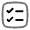 Checklist Minimalistic Icon from Solar Line Duotone Set