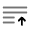 List Arrow Up Icon from Solar Line Duotone Set