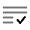 List Check Icon from Solar Line Duotone Set