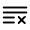 List Cross Icon from Solar Linear Set