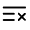 List Cross Minimalistic Icon from Solar Linear Set