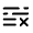 List Cross Icon from Solar Broken Set