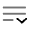 List Down Minimalistic Icon from Solar Line Duotone Set
