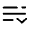 List Down Minimalistic Icon from Solar Broken Set