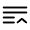 List Up Icon from Solar Linear Set