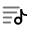 Playlist Minimalistic 5 Icon from Solar Line Duotone Set