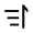 Sort From Bottom To Top Icon from Solar Broken Set