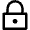 Lock Square 1 Icon from Nova Line Set