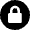 Lock Square Circle Icon from Nova Solid Set