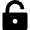 Lock Square Unlock 1 Icon from Nova Solid Set