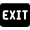 Exit icon - Free transparent PNG, SVG. No Sign up needed.
