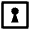 Keyhole Square 1 Icon from Nova Line Set