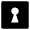 Keyhole Square 1 Icon from Nova Solid Set