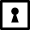 Keyhole Square 1 icon - Free transparent PNG, SVG. No Sign up needed.