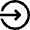 Log In Circle Icon from Nova Line Set