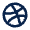 Dribbble Line Icon from Mingcute Line Set