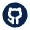 Github 2 Fill Icon from Mingcute Fill Set