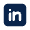 Linkedin Fill Icon from Mingcute Fill Set