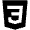 Logo Css3 Icon from Ionic Filled Set