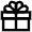 Gift Box Icon from Atlas Line Set