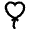 Heart Balloon Icon from Atlas Line Set