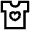 Heart Shirt Icon from Atlas Line Set