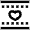 Heart Video Icon from Atlas Line Set