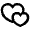 Hearts Icon from Atlas Line Set
