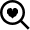 Love Search Icon from Nova Line Set